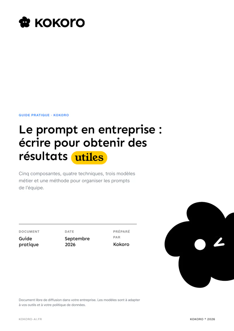 Couverture du document « Le prompt en entreprise »